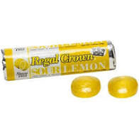 Regal Crown Sour Lemon Hard Candy Roll