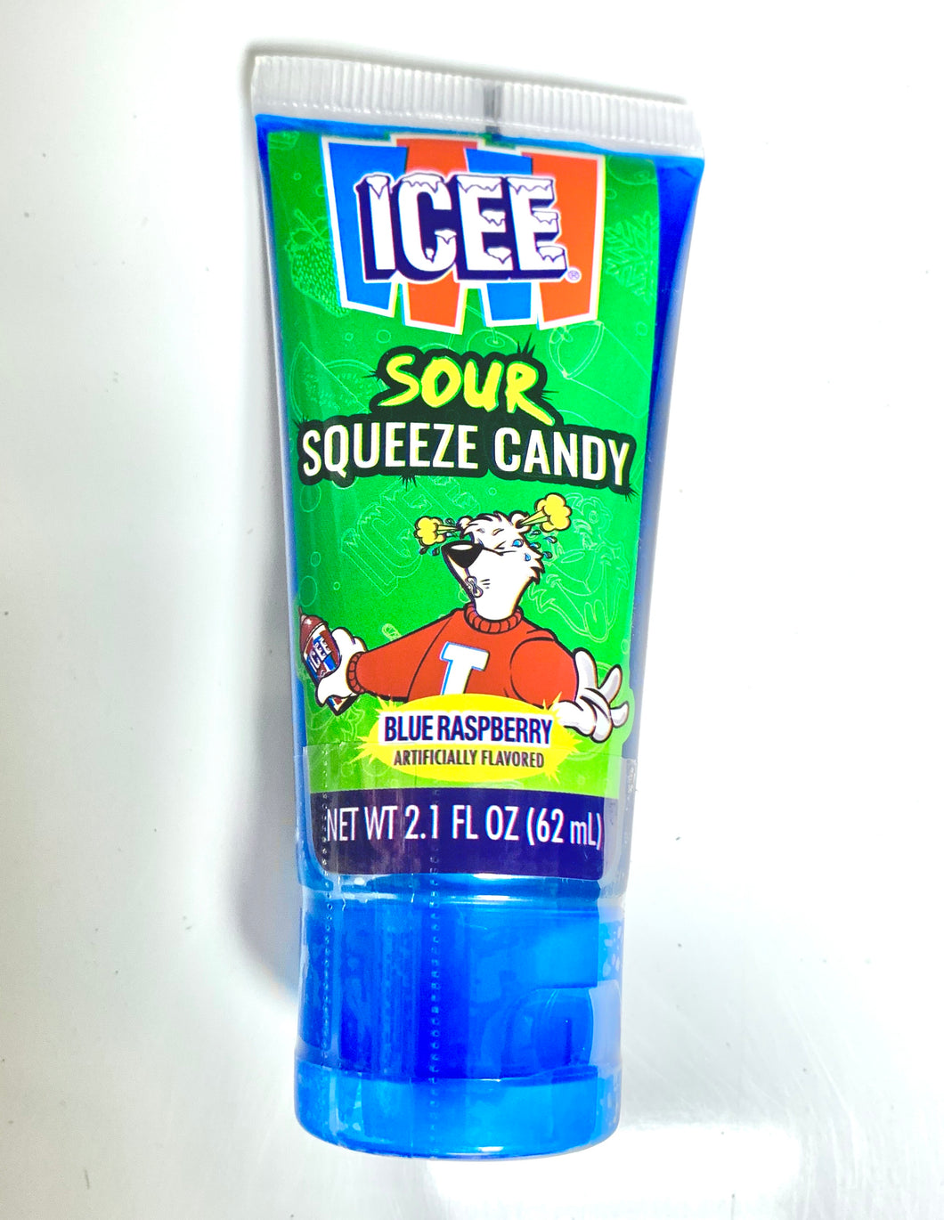 Icee Sour Squeeze Candy - Blue Raspberry