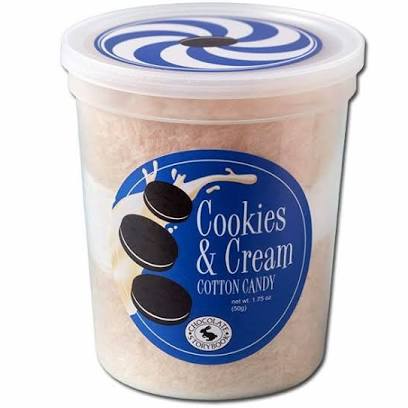 Cookies & Cream Flavored Cotton Candy (1.75oz)