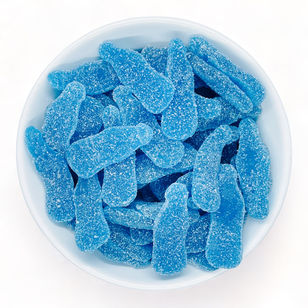 Sour Blue Raspberry Cola Bottles (12oz) – Hello Sweets Candy
