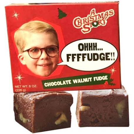 A Christmas Story Chocolate Walnut Fudge (8oz)