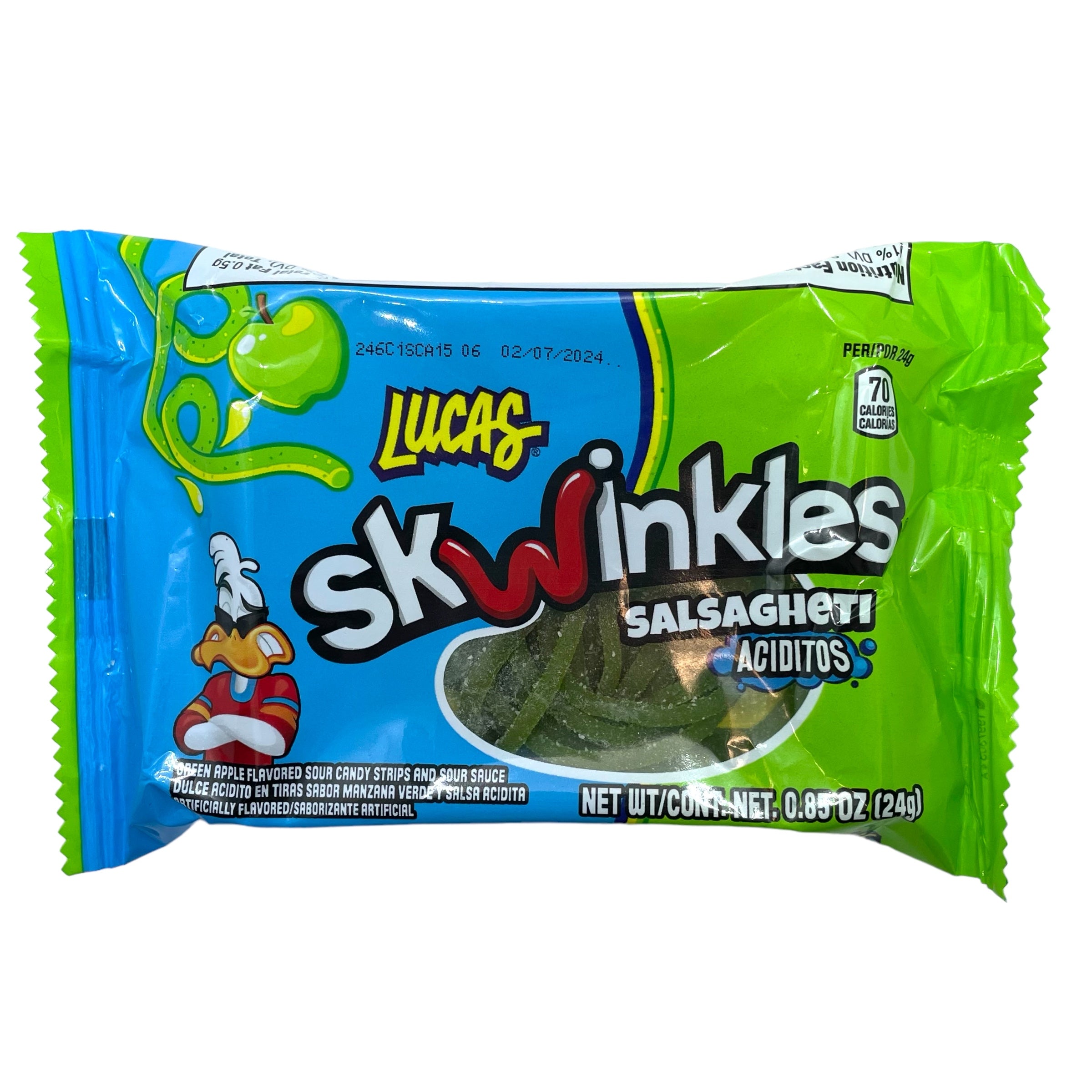 Lucas Salsagheti Sour Hello Sweets Candy Lucas Salsagheti Sour Hello Sweets Candy