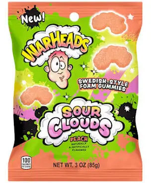 Warheads Sour Clouds - Peach (4.5oz)