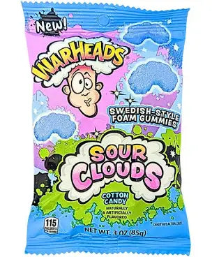 Warheads Sour Clouds - Cotton Candy (4.5oz)