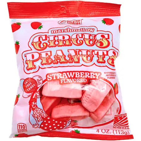 Strawberry Circus Peanuts (4oz)
