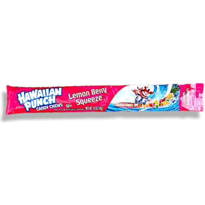 Hawaiian Punch Lemon Berry Squeeze Candy Chew Bar 0.8oz