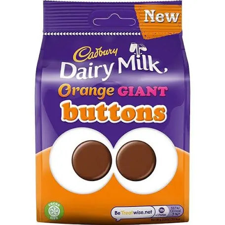 Cadbury Dairy Milk Giant Orange Buttons (110g)