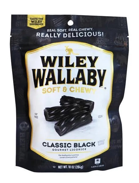 Wiley Wallaby Classic Black Licorice (10oz)