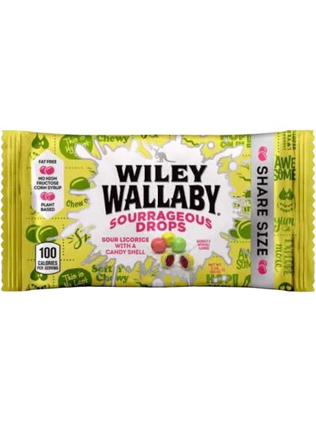 Wiley Wallaby Sourrageous Drops (3oz)