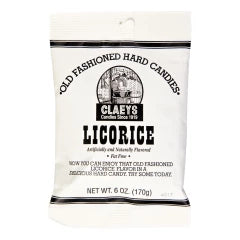 Claey’s Sanded Licorice Drops (6oz)