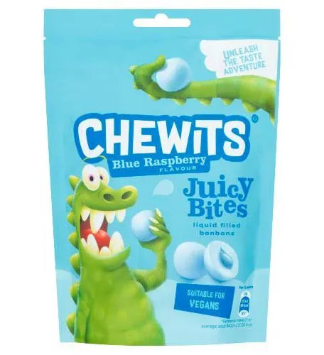 Chewits Juicy Bites - Blue Raspberry (115g) – Hello Sweets Candy