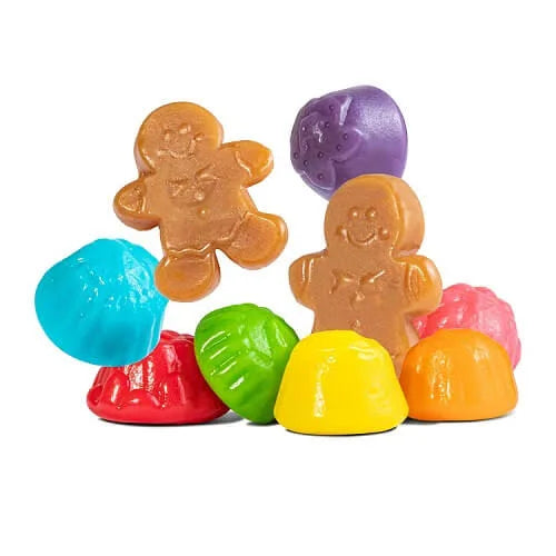 Gummy Gingerbread Men and Candy Drops (12oz)