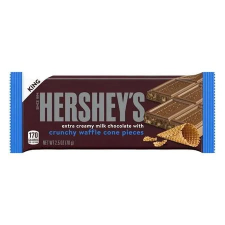 Hershey’s Milk Chocolate Bar with Waffle Cone Pieces (1.4oz)