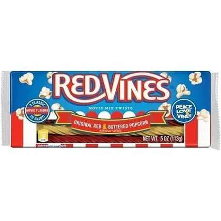 Red Vines: Original Red and Buttered Popcorn (5oz)