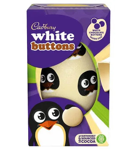 Cadbury White Buttons Egg (98g)