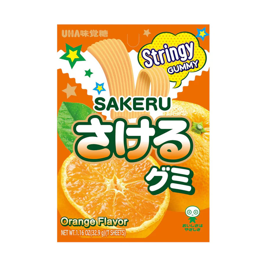 Uha Sakeru - Orange Gummies (1.16oz)