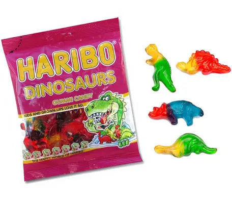 Haribo Gummy Dinosaurs (5oz)