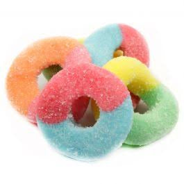 Neon Sour Gummy Rings (12oz)