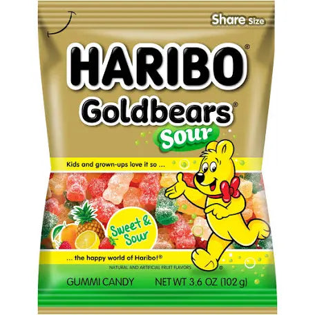 Haribo Goldbears - Sour (4.5oz)