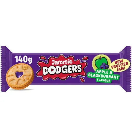 Burtons Jammie Dodgers - Apple and Blackcurrant (140g)