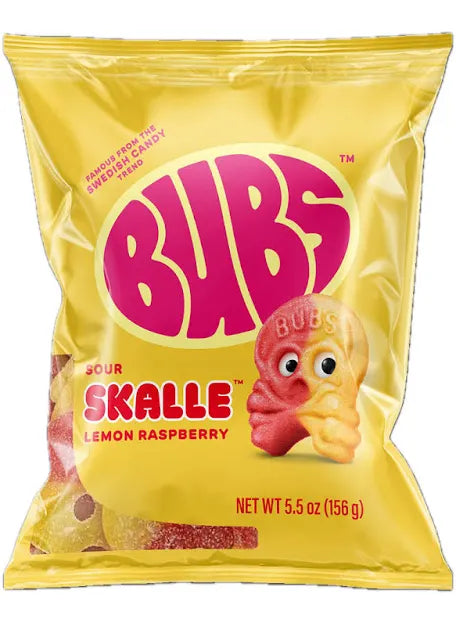 Bubs Lemon Raspberry Sour Skulls (5.5oz) – Hello Sweets Candy