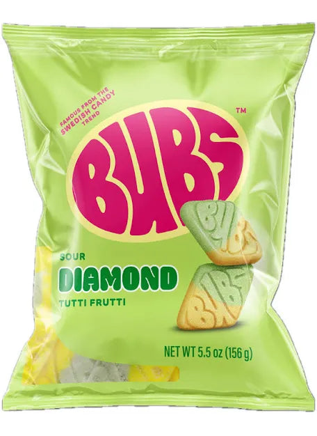 Bubs Tutti Frutti Sour Diamonds (5.5oz)