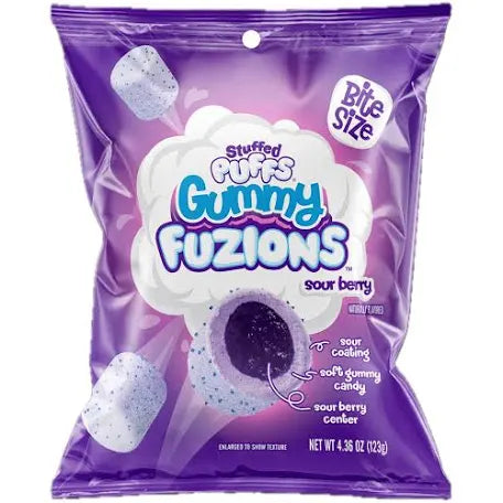 Stuffed Puffs Gummy Fuzions - Sour Berry (4.36oz)