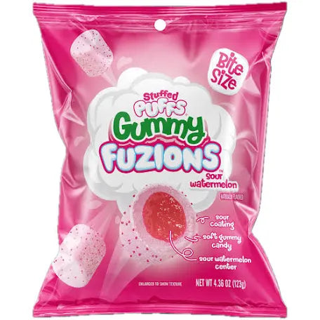 Stuffed Puffs Gummy Fuzions - Sour Watermelon (4.36oz)
