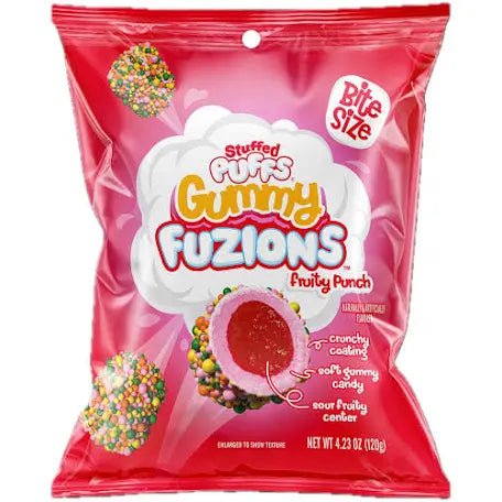 Stuffed Puffs Gummy Fuzions - Fruity Punch (4.23oz)