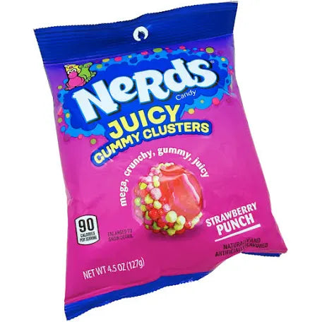 Nerds Juicy Clusters - Strawberry Punch (4.5oz)