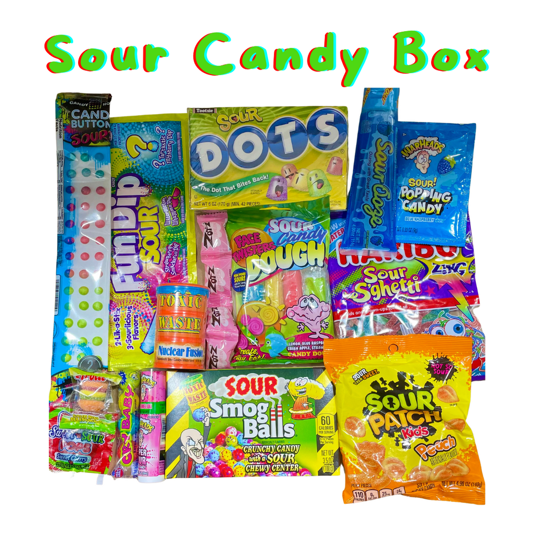 Hello Sour Candy Box - Sour Candy Assortment