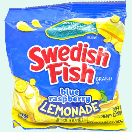 Swedish Fish - Delicious Blue Raspberry Lemonade (8oz) – Hello Sweets Candy
