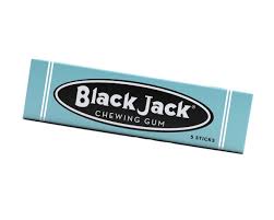 Black Jack Chewing Gum (One Pack)