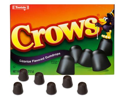 Crows Licorice Flavored Gumdrops Theater Box 6.5oz