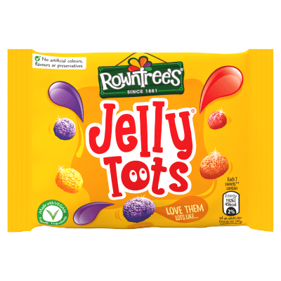 ROWNTREE'S Jelly Tots Sweets Bag 42g Bag
