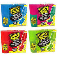 Juicy Drop Gum 0.8oz (One Randomly Selected Flavor)
