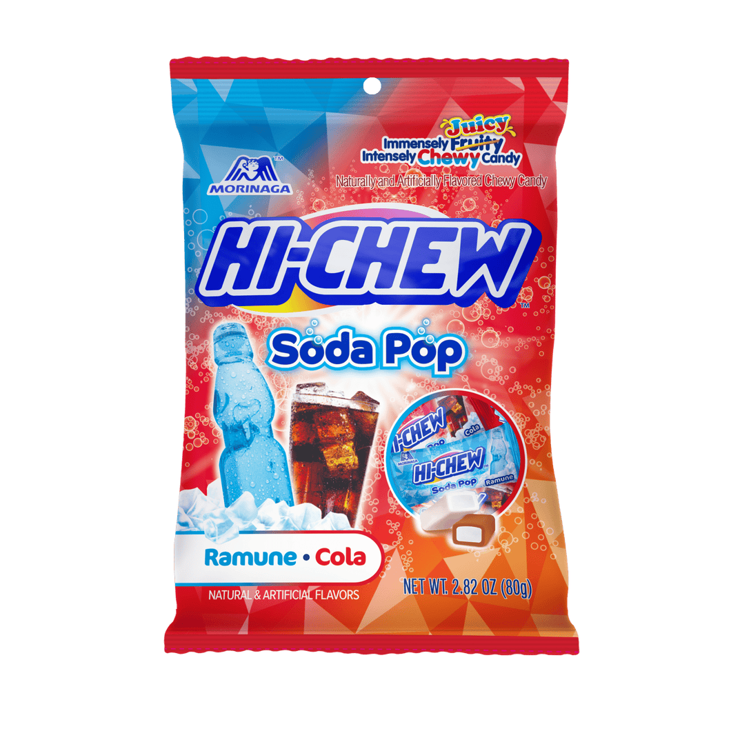 HI-CHEW SODA POP MIX BAG 2.82 OZ. (RAMUNE, COLA)