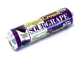 Regal Crown Sour Grape Hard Candy Roll