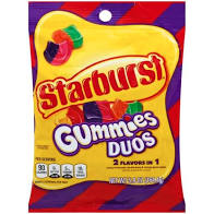 Starburst Gummies Duos 5.8oz Bag