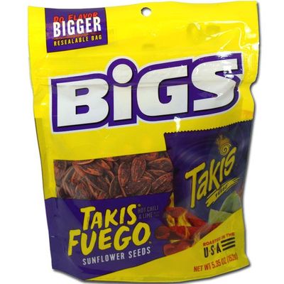 Bigs Takis Fuego Seeds Hot Chili/Lime 5.35oz