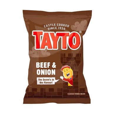 Tayto Beef and Onions Crisps, 1.3 oz (37.5g)