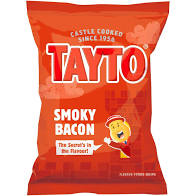 Tayto Smoky Bacon Crisps 1.3oz (37.5g)