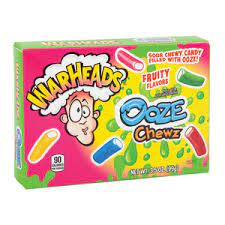 Warheads Ooze Chewz Theater Box 3.5 oz