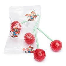 Twin Cherry Lollipops (One)