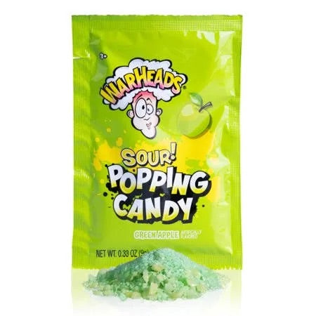 Warheads Popping Candy - Apple (.33oz)