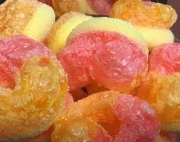 Peach Frings Freeze Dried Peach Gummy Rings (1.8oz)
