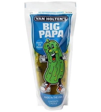 Van Holten’s Big Papa Dill Pickle in a Pouch (One)