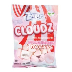 Zweet Cloudz Snackable Marshmallows - Strawberry Hearts (3.5oz)