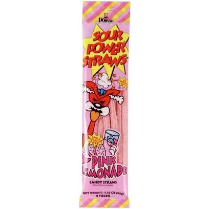 Sour Power Straws - Pink Lemonade