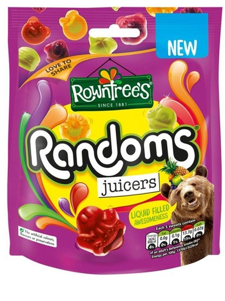 Rowntree's Randoms Juicers 140g Pouch